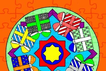 פאזל של mandala