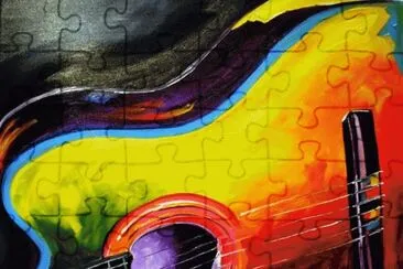 The Guitar jigsaw puzzle