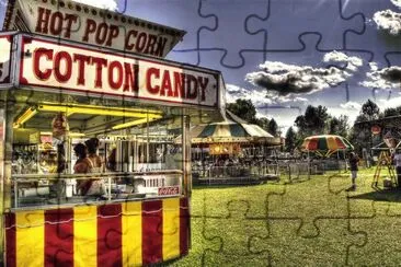 Cotton Candy Stand jigsaw puzzle