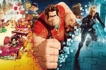 פאזל של wreck it ralph