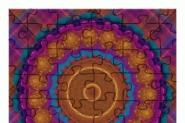 פאזל של mandala