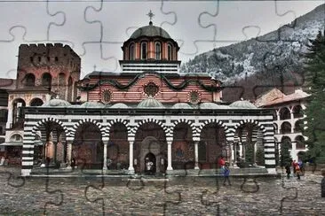 פאזל של monastero di rila