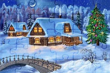 casa navidad jigsaw puzzle