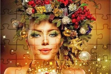 rostro navidad jigsaw puzzle