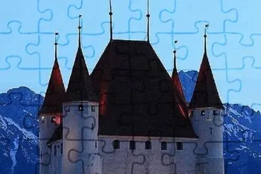 Castillo en Suiza jigsaw puzzle