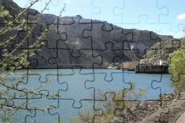 Embalse El Nihuil. Mendoza. Argentina jigsaw puzzle