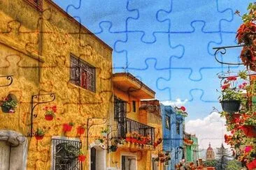 Calle colorida jigsaw puzzle