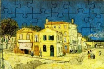 Yellow House 1888 Van Gogh jigsaw puzzle