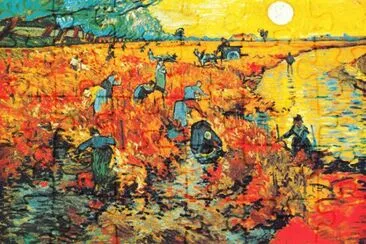 The Red Vineyard at Arles 1888 Van Gogh jigsaw puzzle