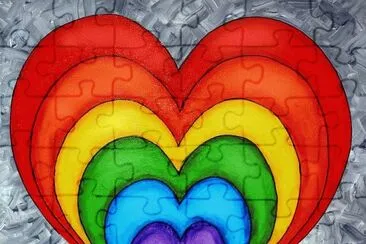 Rainbow Heart