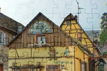 Route des vins-AlsÃ¡cia (Francia) jigsaw puzzle