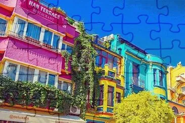 Edificios coloridos jigsaw puzzle