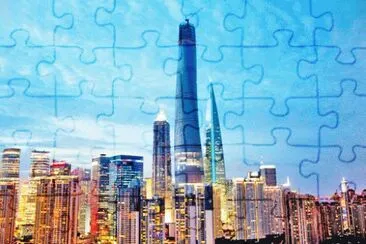 shanghai tower jigsaw puzzle