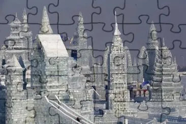 harbin ice festival jigsaw puzzle