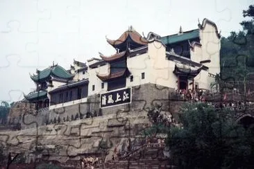 פאזל של zhang fei temple