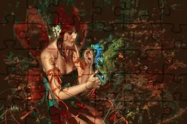 Fadas, duendes e ninfas. jigsaw puzzle