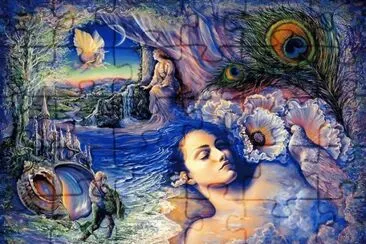 Fadas, duendes e ninfas. jigsaw puzzle