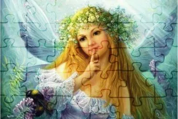 Fadas, duendes e ninfas. jigsaw puzzle