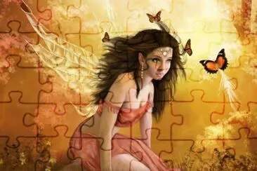 Fadas, bruxas e ninfas. jigsaw puzzle