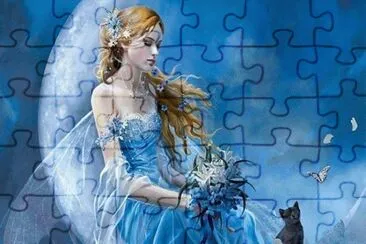 Fadas, bruxas e ninfas. jigsaw puzzle