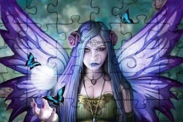 Fadas, bruxas e ninfas. jigsaw puzzle