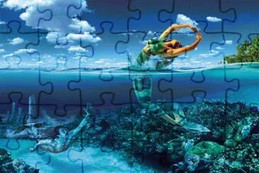 Fadas, bruxas e ninfas. jigsaw puzzle