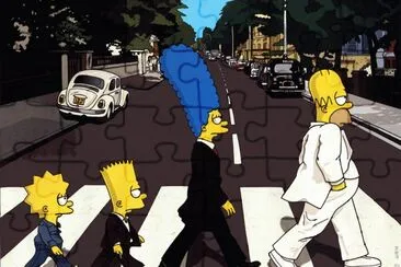 Simpsons Beatles