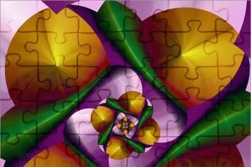 Fractal jigsaw puzzle