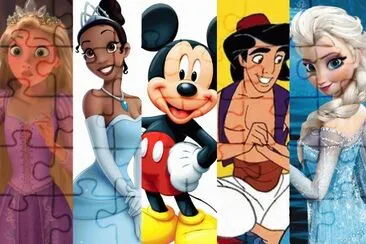 Personagens da Disney.