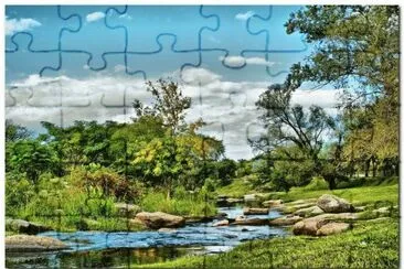 RÃ­o Tanti. CÃ³rdoba. Argentina jigsaw puzzle