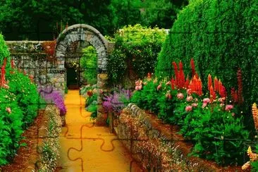 Garden jigsaw puzzle