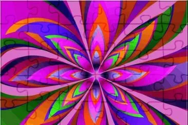 Kaleidoscope jigsaw puzzle