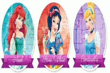 פאזל של Ariel SnowWhite Cinderella