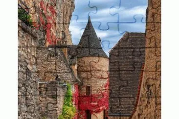 La Roque-Gageac PÃ©rigord (Francia) jigsaw puzzle