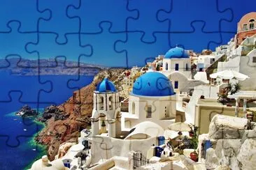 פאזל של santorini