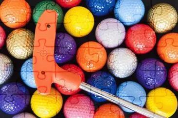 Golf jigsaw puzzle