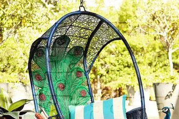 Unique Peacock Swing Chair jigsaw puzzle