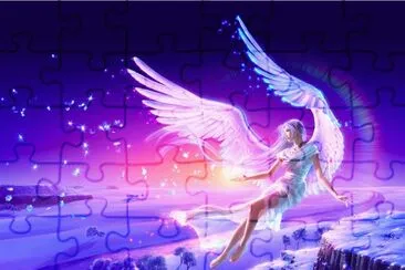 Fantasy Floating Angel-Art jigsaw puzzle