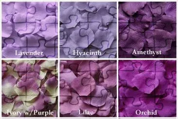 Shades of Purple Petals jigsaw puzzle