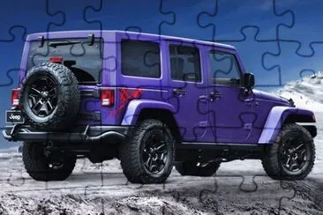 Purple Wrangler Jeep:Beep-Beep! jigsaw puzzle