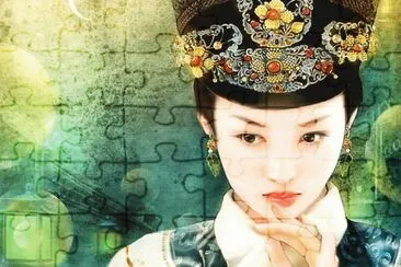 Rostro mujer china jigsaw puzzle