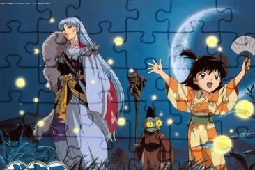 פאזל של Sesshomaru, Jaken e Rin