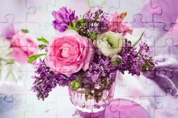 Pretty Display of Fresh Cut Flowers