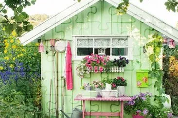 Vintage Styled Garden Shed