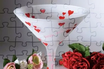 I Love You Martini Glass jigsaw puzzle