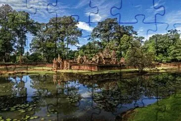 The Temple of Banteay Srei, Cambodia