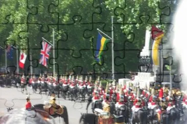 Trooping the colour jigsaw puzzle