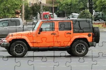 Orange Jeep