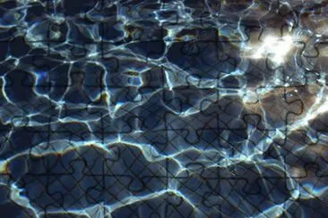 Water jigsaw puzzle