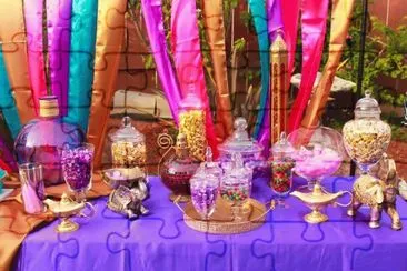 Aladdin Theme Party Table